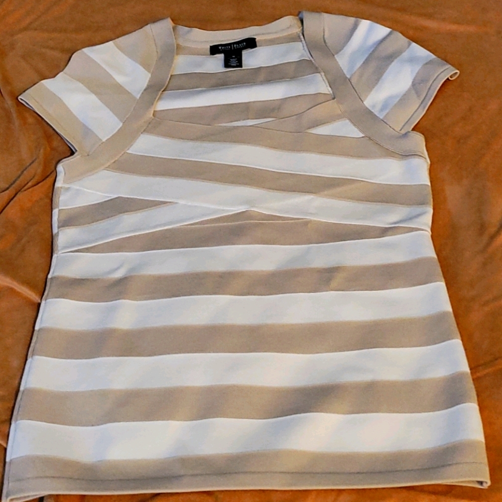 Bandage style knit top.